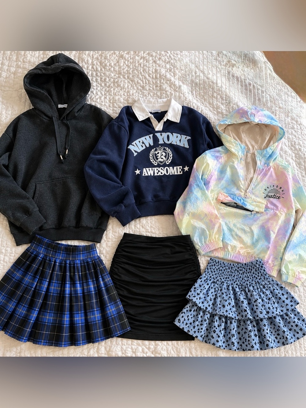 New / like new Girl 8/9 Mayoral, Zara clothes bundle